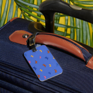 Colourful Butterflies Luggage Tag