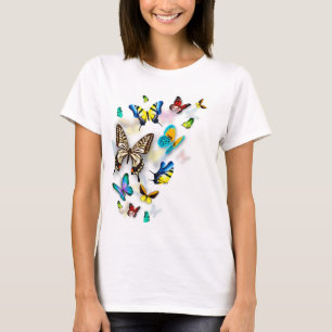 colourful Butterflies     T-Shirt