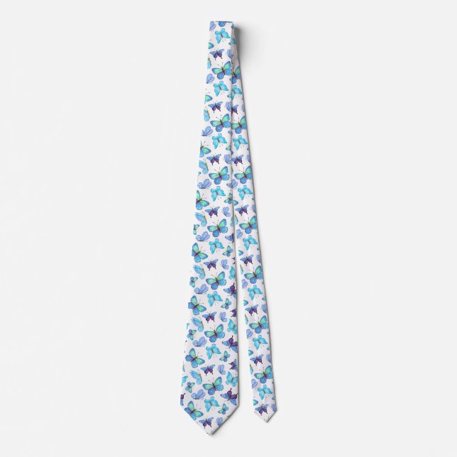 Colourful Butterflies Tie (Front)