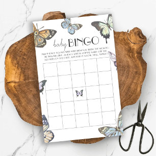 Colourful Butterfly Baby Shower Baby Bingo Game