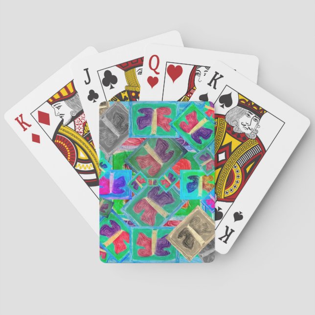 Colourful Butterfly Challenge | Playing Cards (Back)