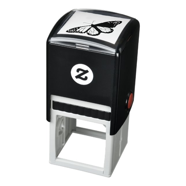 Colourful butterfly clipart self-inking stamp (Product)