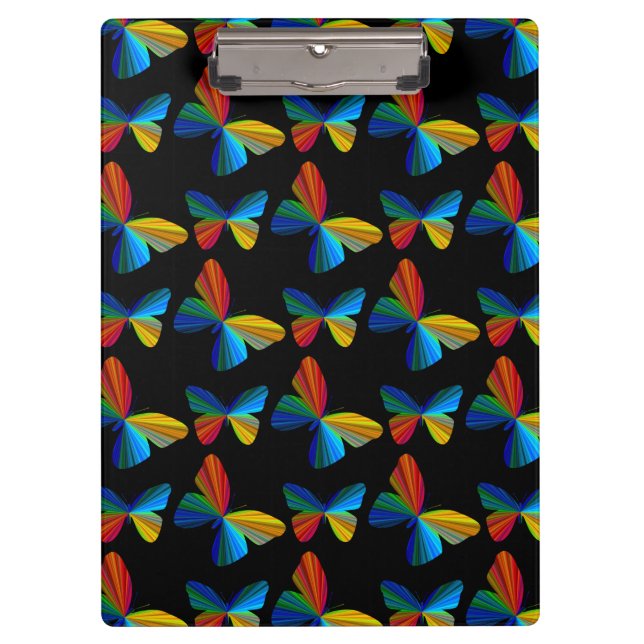 Colourful Butterfly Clipboard (Front)