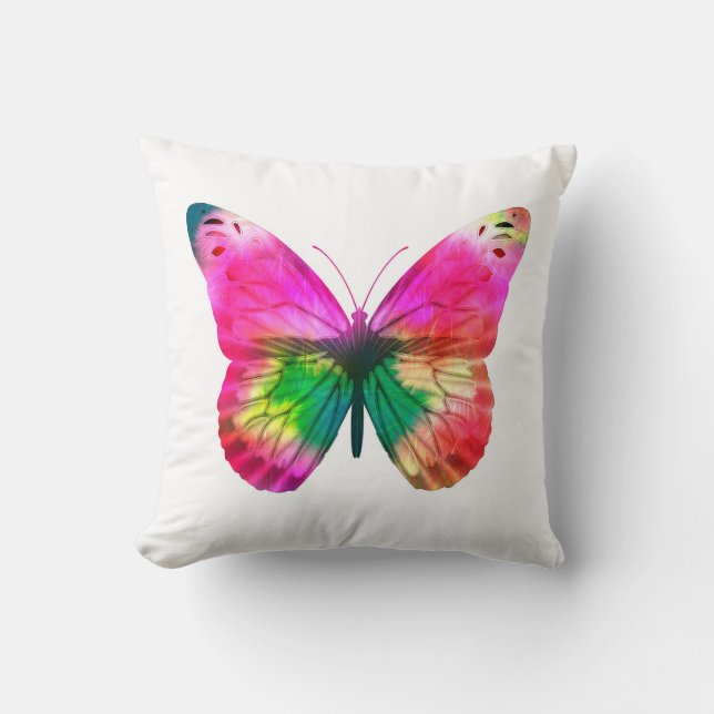 Colourful  Butterfly Cushion (Front)