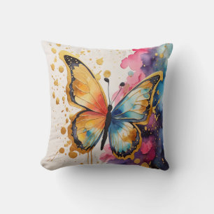 Colourful Butterfly Cushion