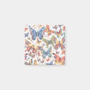 Colourful Butterfly drawing Post-it Notes