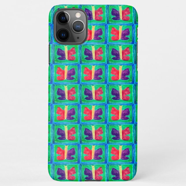  Colourful Butterfly | Filters | Basic | iPhone Case (Back)