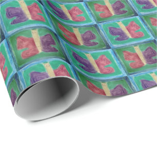 Colourful Butterfly   Filters   Half Drop   Wrapping Paper