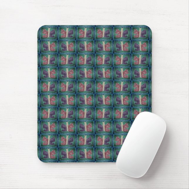 Colourful Butterfly | Fog Filter | Basic | Mouse Pad (With Mouse)
