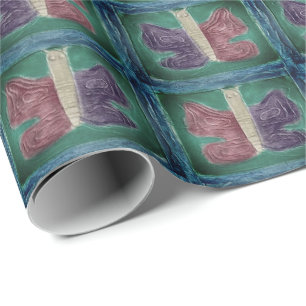 Colourful Butterfly Fog Filter Basic Wrapping Paper