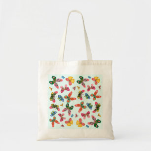 Colourful Butterfly Garden Tote Bag