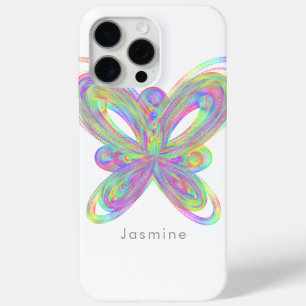 Colourful butterfly geometric figure iPhone 15 pro max case