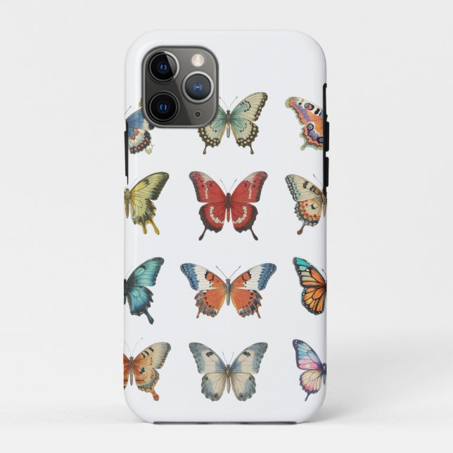 Colourful Butterfly iPhone Case | Gift for Her (Back)