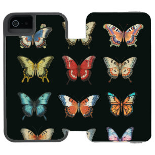 Colourful Butterfly iPhone Wallet Case Incipio Watson™ iPhone 5 Wallet Case