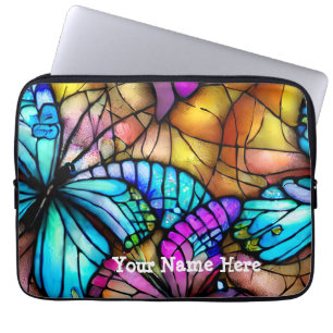 Colourful Butterfly  Laptop Sleeve