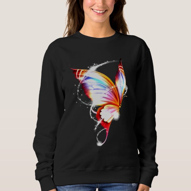 Colourful Butterfly Light Sweatshirt (Front)