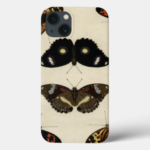 Colourful Butterfly Medley on Cream Background iPhone 13 Case
