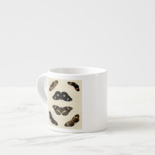 Colourful Butterfly Medley on Cream Background Espresso Cup