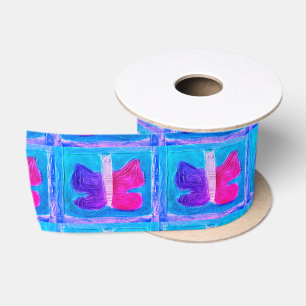 Colourful Butterfly   Miami Filter   Basic   Satin Ribbon