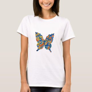 Colourful Butterfly Mosaic T-Shirt