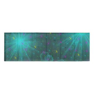 colourful butterfly name tag