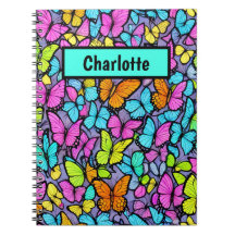 Colourful Butterfly Pattern Personalised