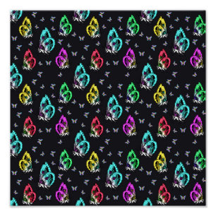 Colourful Butterfly Photo Print