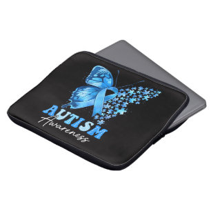 Colourful Butterfly Puzzle Laptop Sleeve