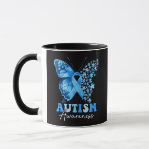Colourful Butterfly Puzzle Mug