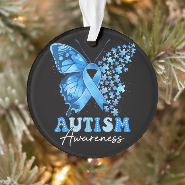 Colourful Butterfly Puzzle Ornament (Tree)