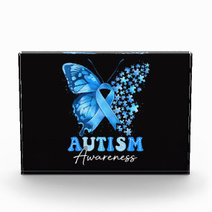Colourful Butterfly Puzzle Photo Block