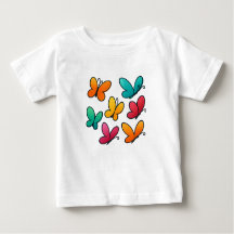 Colourful Butterfly Tee