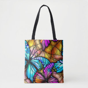 Colourful Butterfly Tote Bag