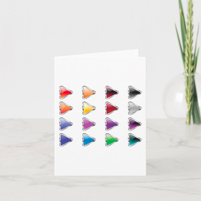 Colourful Button Icons Card (Creator Uploaded)