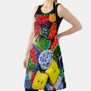 Colourful Buttons Apron