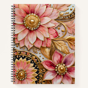 Colourful Byzantine Jewel Art Spiral Notebook