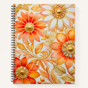 Colourful Byzantine Jewel Art Spiral Notebook