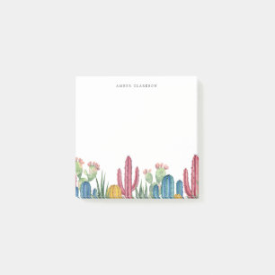 Colourful Cacti Post-it Notes