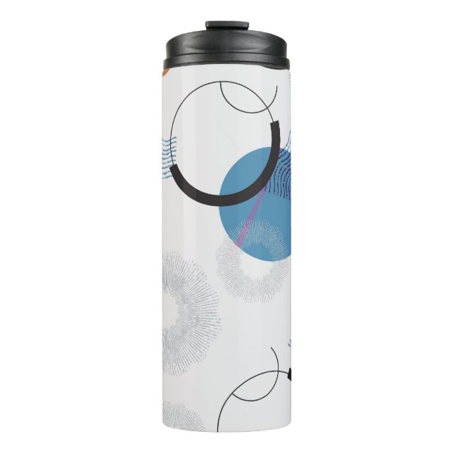 Colourful Cactus: Cute Seamless Pattern Thermal Tumbler (Front)