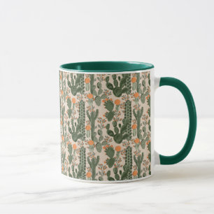 Colourful Cactus Pattern Mug