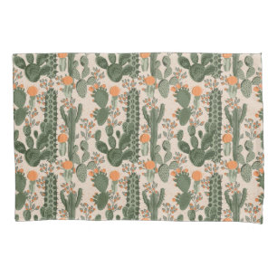 Colourful Cactus Pattern Pillowcase