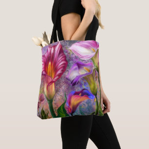 Colourful Calla Lilies Tote Bag