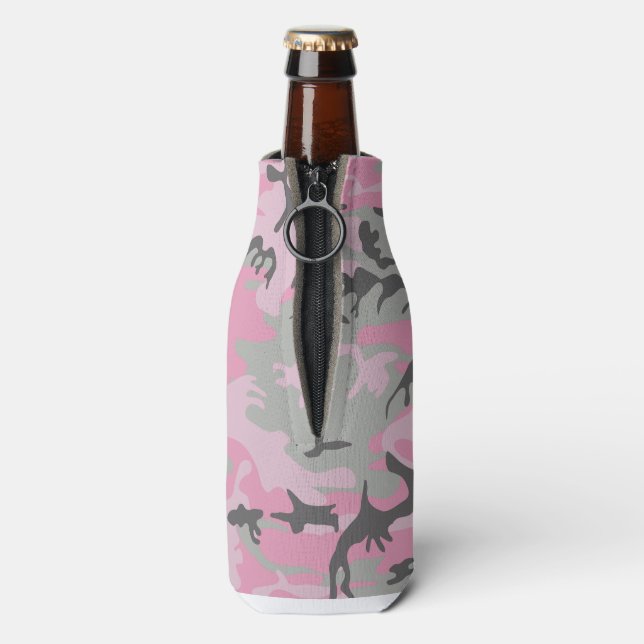 Colourful Camouflage Design Bottle Cooler (Bottle Back)