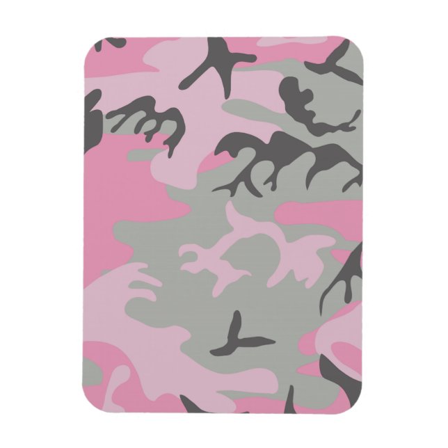 Colourful Camouflage Design Magnet (Vertical)