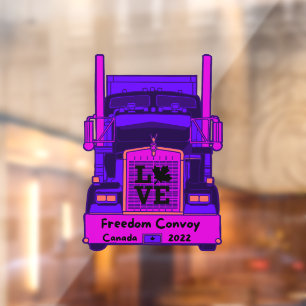 Colourful Canadian Freedom Convoy