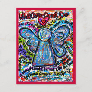 Colourful Cancer Angel Invitation