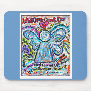 Colourful Cancer Angel Mousepad