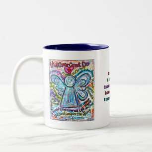 Colourful Cancer Angel Mug