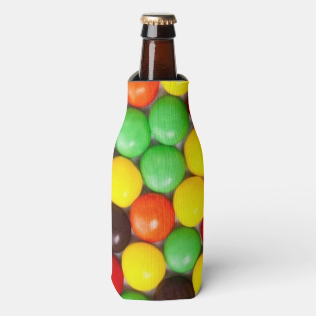 Colourful candies bottle cooler (Bottle Front)