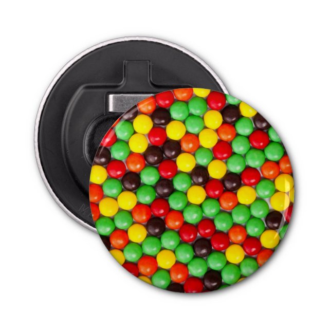 Colourful candies bottle opener (Front)